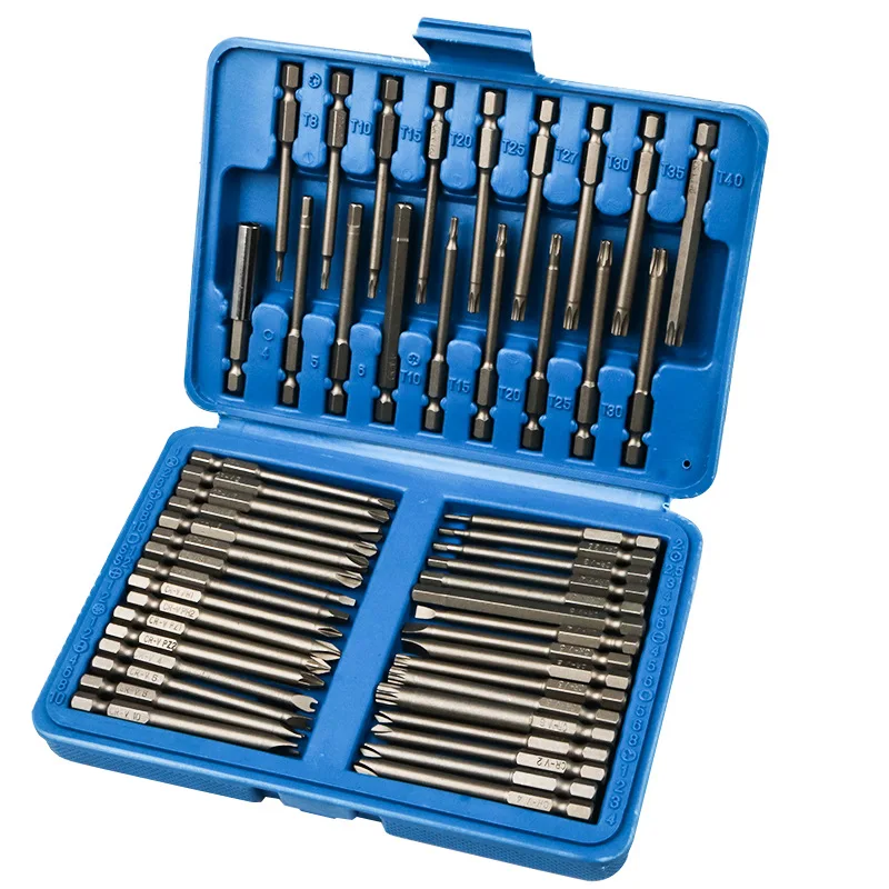 

Multi-functional screwdriver screwdriver head lengthened hexagonal Torx triangle beige cross shaped screwdriver tip