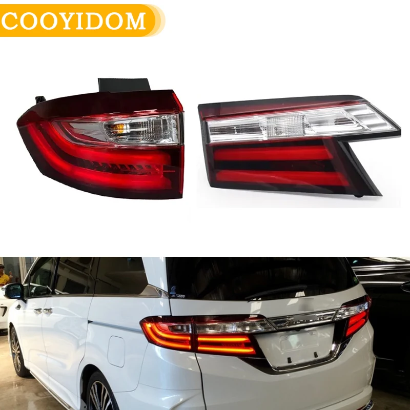 

Светодиодный задний бампер задний светильник для Honda Odyssey RC 2014 ~ 2020 предупреждающий стоп-сигнал для вождения светильник автомобильные аксессуары