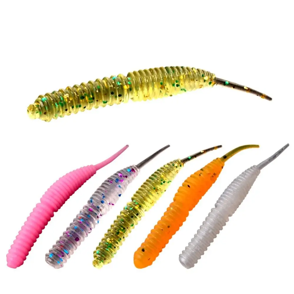 

60 шт./коробка, проекция дальнего радиуса действия, мини-фотогалерея, 6 см, рыболовная искусственная Мягкая приманка