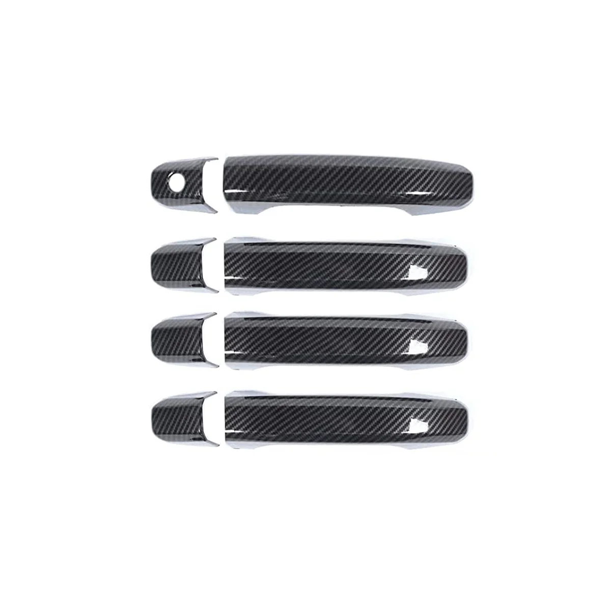 

Outer Door Handle Covers Trim Exterior Accessories,ABS Carbon Fiber