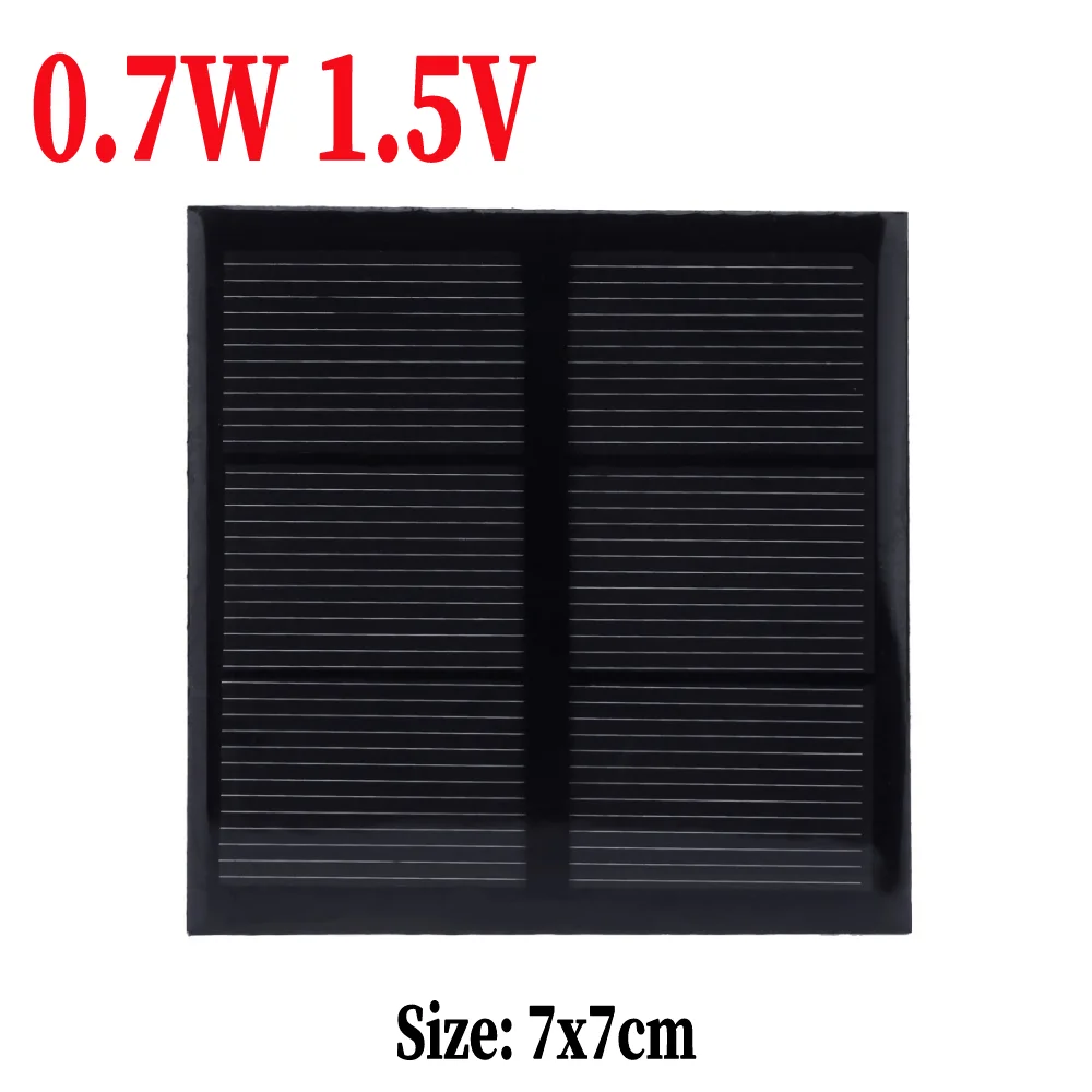 ตัวเลือกสินค้า โซลาร์เซลล์ DIY ชาร์จมือถือ 5V 3W/2W/1.5W