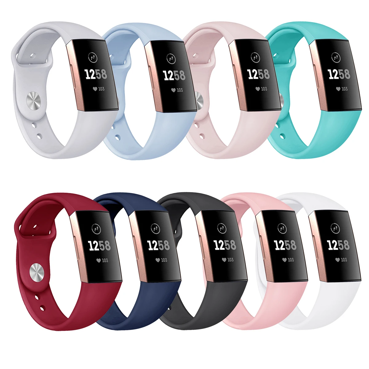 

High Quality Watch Strap For Fitbit Charge 4 Bracelet Watch Bands Silicone Sport Wristband For Fitbit Charge 3 4 SE Accessories