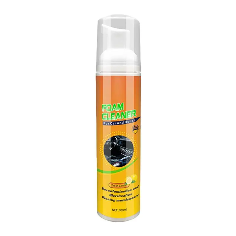 

Car Interior Cleaner Auto Multifunctional Foam Cleaner Vehicles UV Protection Leather Cleaner Agent For Automobiles