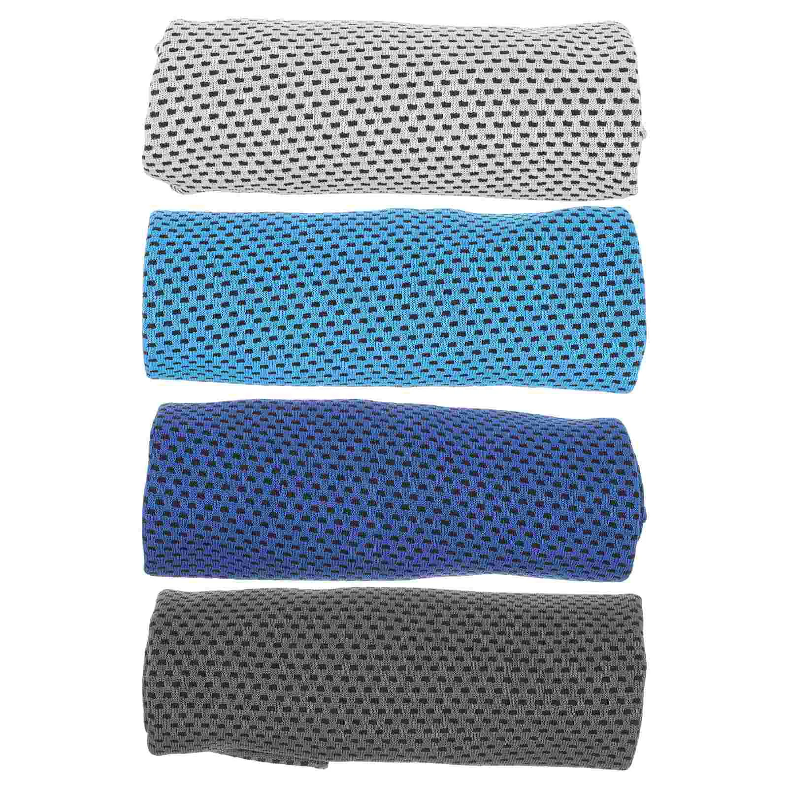 

4pcs Outdoor Sports Towel Cooling Towel Breathable Workout Towel Chilly Towel