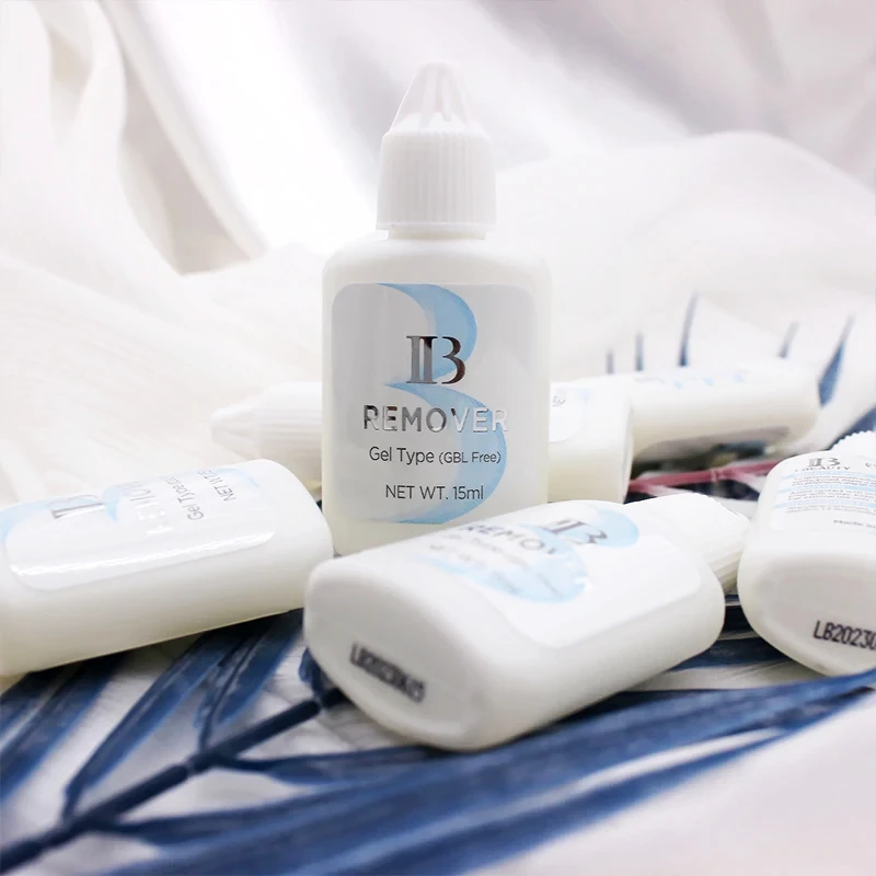 Eyelash Glue Remover 5/10pcs IB Glue Remover GBL Free For Eyelash Extension 15ml Clear Gel Type Debonder Original Korea Removal Adhesive Helper