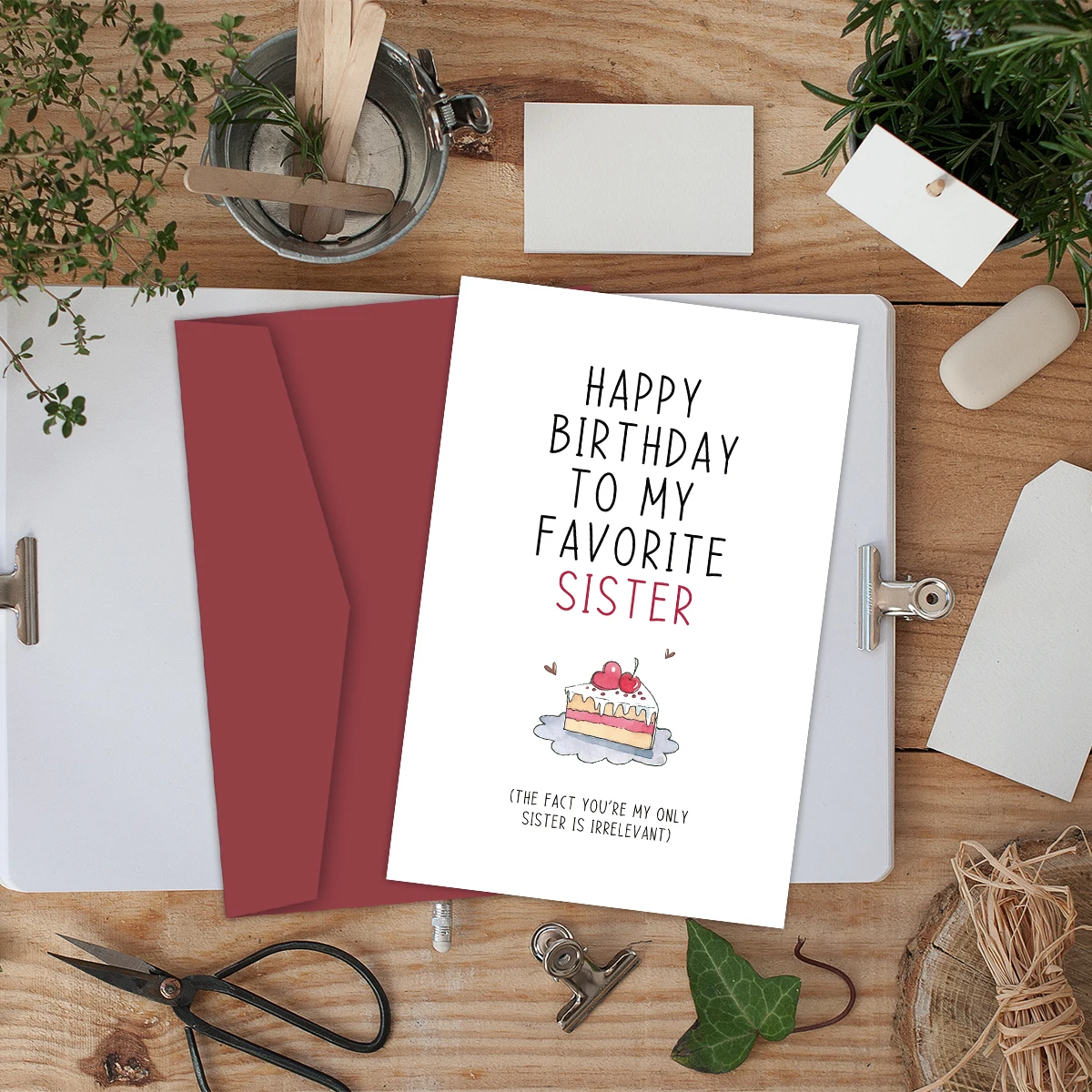 Carte D'anniversaire Pour Sœur - Cadeau D'anniversaire Pour Sœur