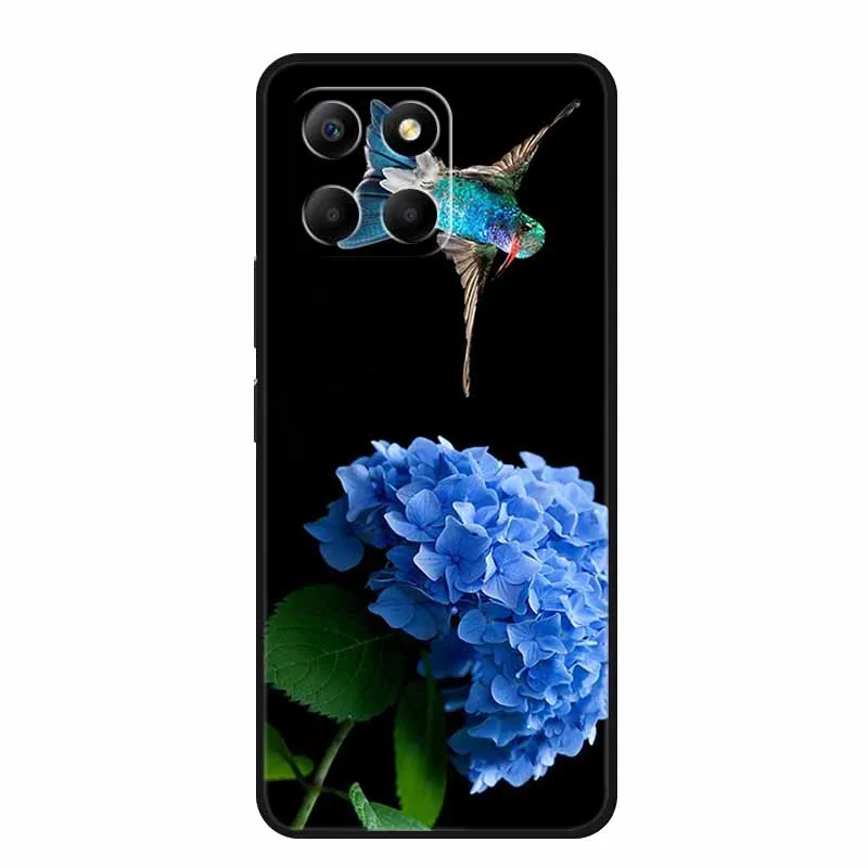 XINYEXIN Cover per Honor X7a, Custodia in Silicone Morbido Antiurto