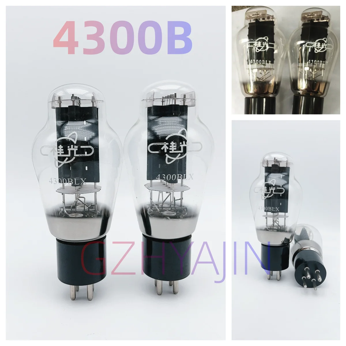 

Новый электронный трубчатый чёрный экран Guiguang 4300B, Золотой сетчатый провод вместо 300B 300BA, билиарный усилитель мощности обеспечивает соответствие