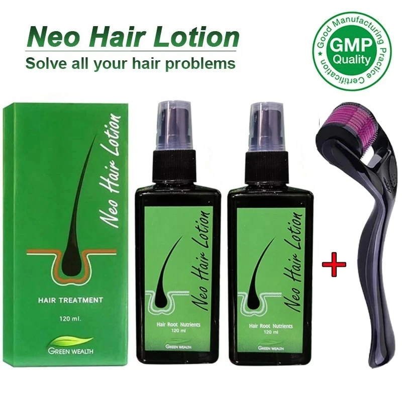 Thailand NEO HAIR LOTION Original Hair Treatment Solution 120ml*2PCS