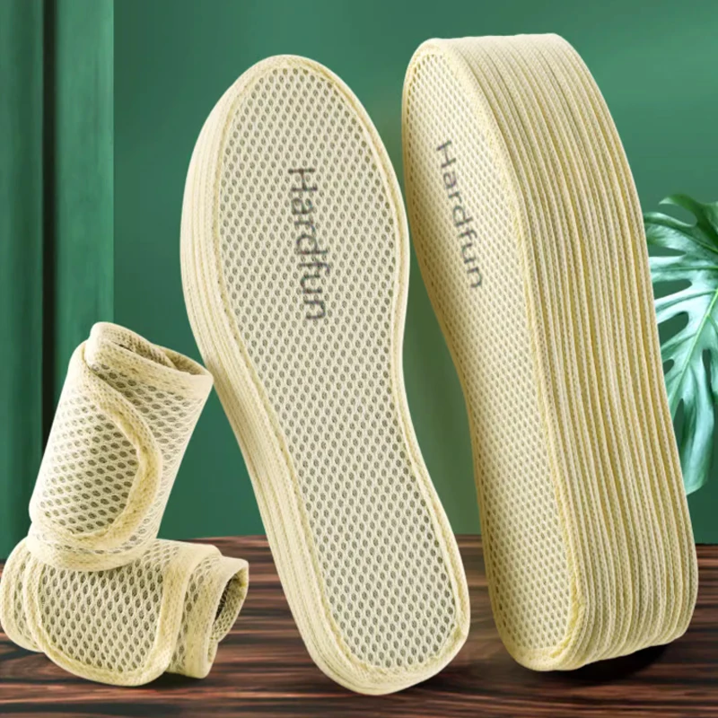 

Hardfun ™ Insoles absorbs sweat and odor, bamboo charcoal deodorizes odor, leaves fragrance, and breathable thin insole