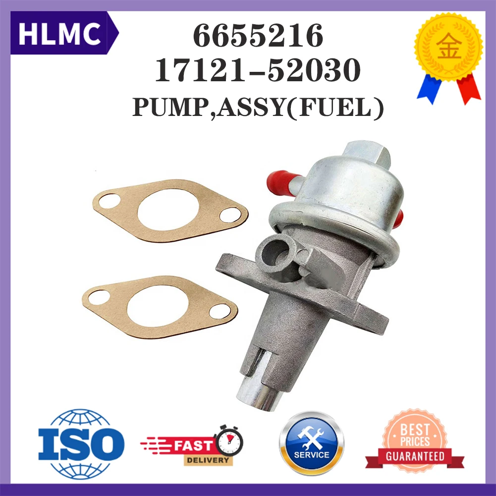 

Fuel lift pump 17121-52030 6655216 for Bobcat Skid Steer Loader Kubota V2203 L2800 L2900 L3240 L3300 M4800 M4700 M4900 M5400