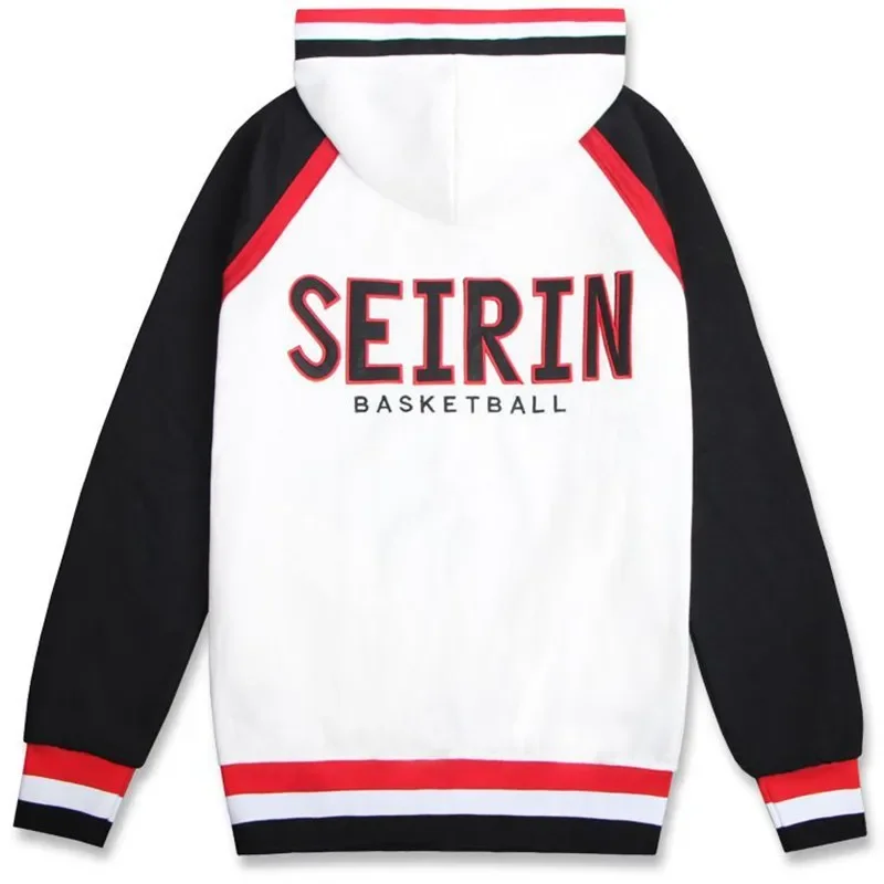 Anime Kuroko No Basuke SEIRIN Kagami Taiga Tetsuya Jacket Basketball Hooded Jersey Outdoor Sports Sweatshirt Cosplay Uniform