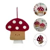 Creative Cloth Mushroom Tissue Box Cute Decorative Hanging Tissue Bag Wall Mounted Napkin Container Living Room 1