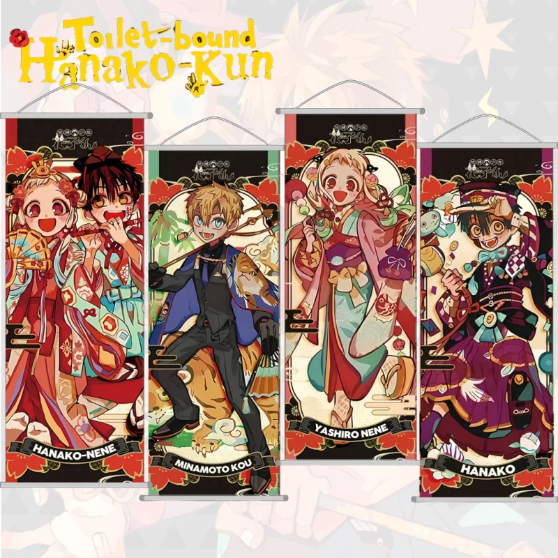 Toilet-Bound Hanako-kun Anime Wall Scroll Poster - Decorative Hanging Art 25x70cm