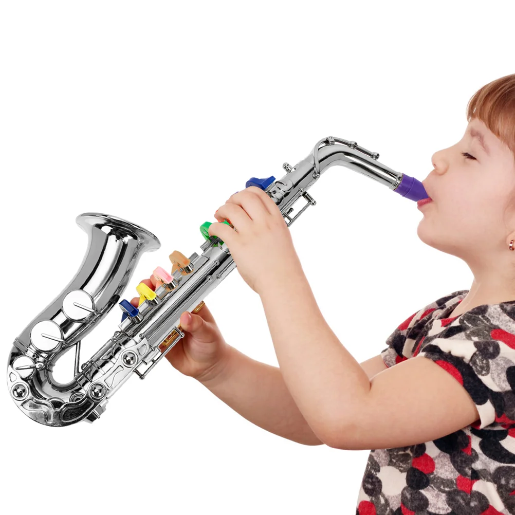 

Tones Simulation Saxophone Trumpet Toy Children Musical Instrument Early Educational Toys Birthday Gifts