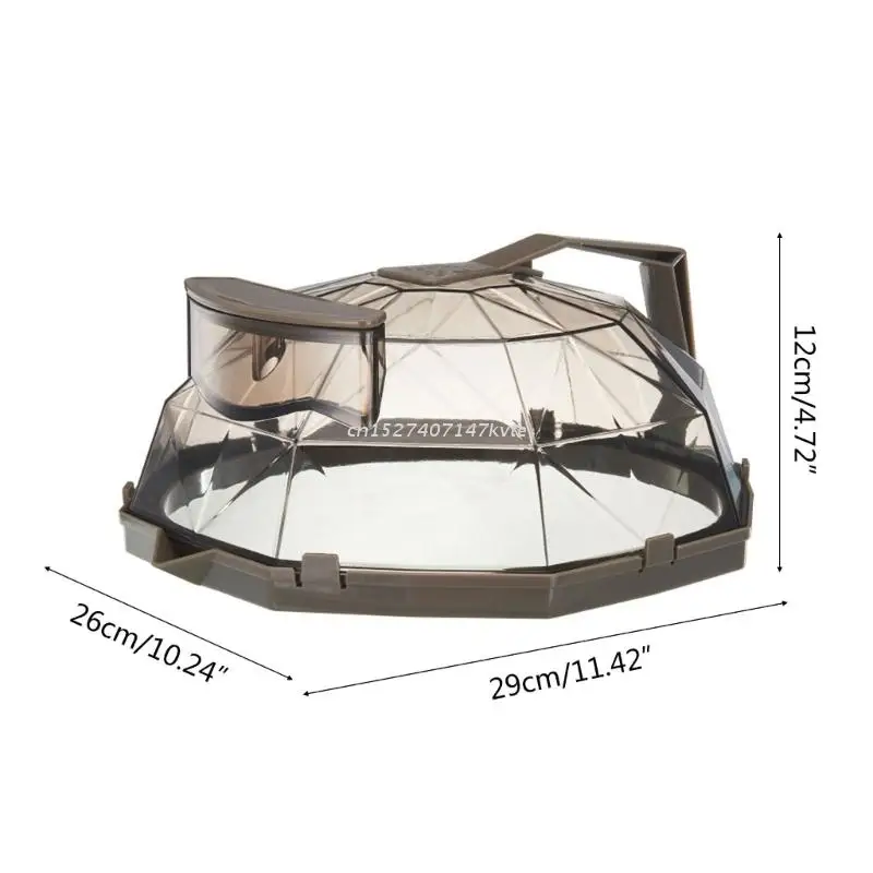 Kitchen Microwave Cover Transparent Heating Insulation Cover Microwave Splatter for Keeps Oven Clean