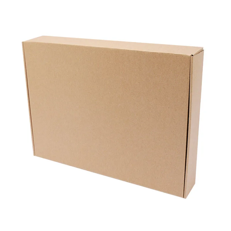 Gift Box 10PCS White/Brown Multi Size Kraft Carton Packaging Wedding Party Small Gifts Handmade Soap Chocolate Candy Event Gift Box