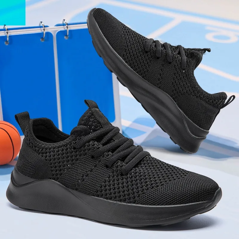 Casual Mesh Breathable Lace-Up Sneakers
