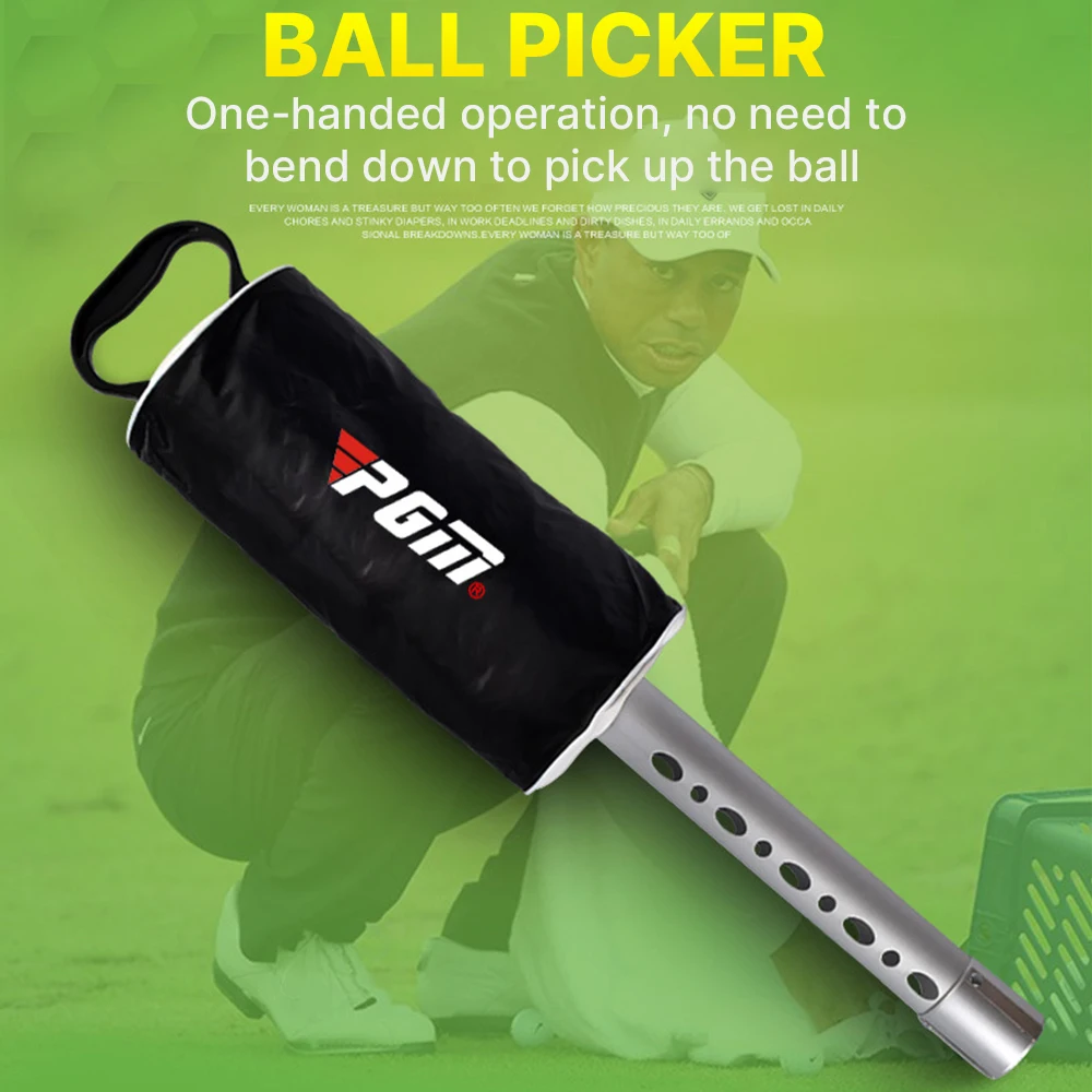 をpgmゴルフボールレトリーバーバッグピックアップボールツールポータブル簡単にボール保持70ゴルフボールボールコースアクセサリー保持することができ