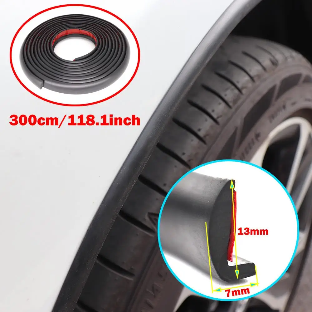 Acheter Universal Rubber Car Seal Strip Fender Flares Arches Wing
