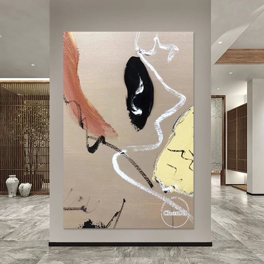 

Modern Home Decorative Poster Large Murals Artwork, Dropshippping Oil Painting, Hotel Showpieces, Goods Wall Canvas Art