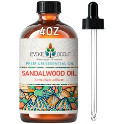 Premium Sandalwood Essential Oil for Aromatherapy and Crafting - 118ML/4 Fl.Oz. (Sandalwood)