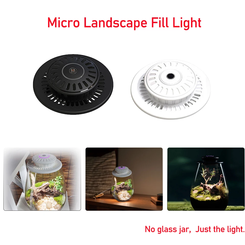 Micro Landscape Plant Growth Lamp with Timer Desktop Miniature Plant Growing Light for Indoor Plants Succulents Mini Bonsai plant growth lamp