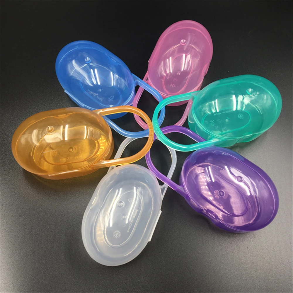 Plastic Pacifier Box Pacifier Holder Travel Storage Case PP Size S
