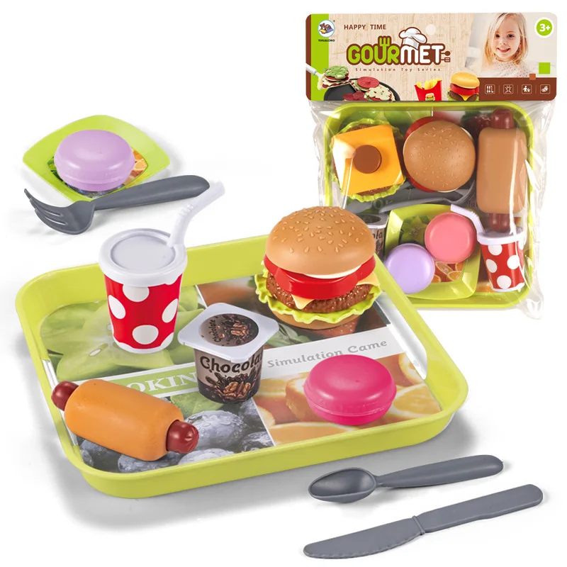 BUYGER Acccessori Cucina Bambini, Set Cibo Giocattolo per Bambini, Alimenti  Hamburger Hot Dog Giocattolo, Fast Food Giochi di Ruolo Regalo per Bambino  3 Anni – Giochi e Prodotti per l'Età Evolutiva