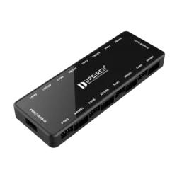 Advanced Chassis Fan Hub with ARGB & PWM Interfaces, Magnetic Base, and Motherboard Sync Support (HU - 8)