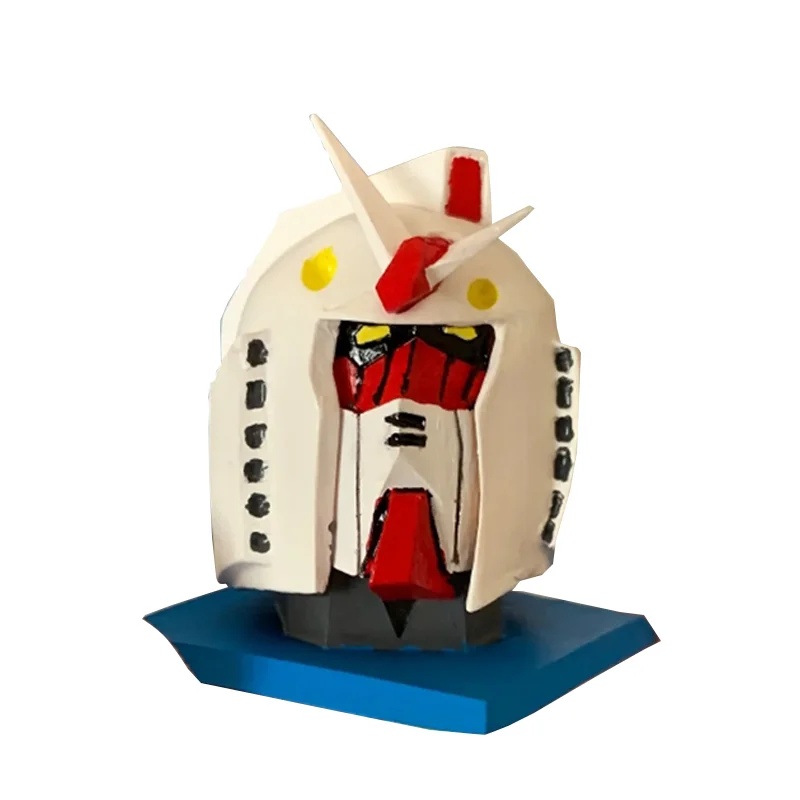 ロボット・キャラクター フィギュア セット 子供のための樹脂製の収集可能なロボットキット,楽しいヘッド