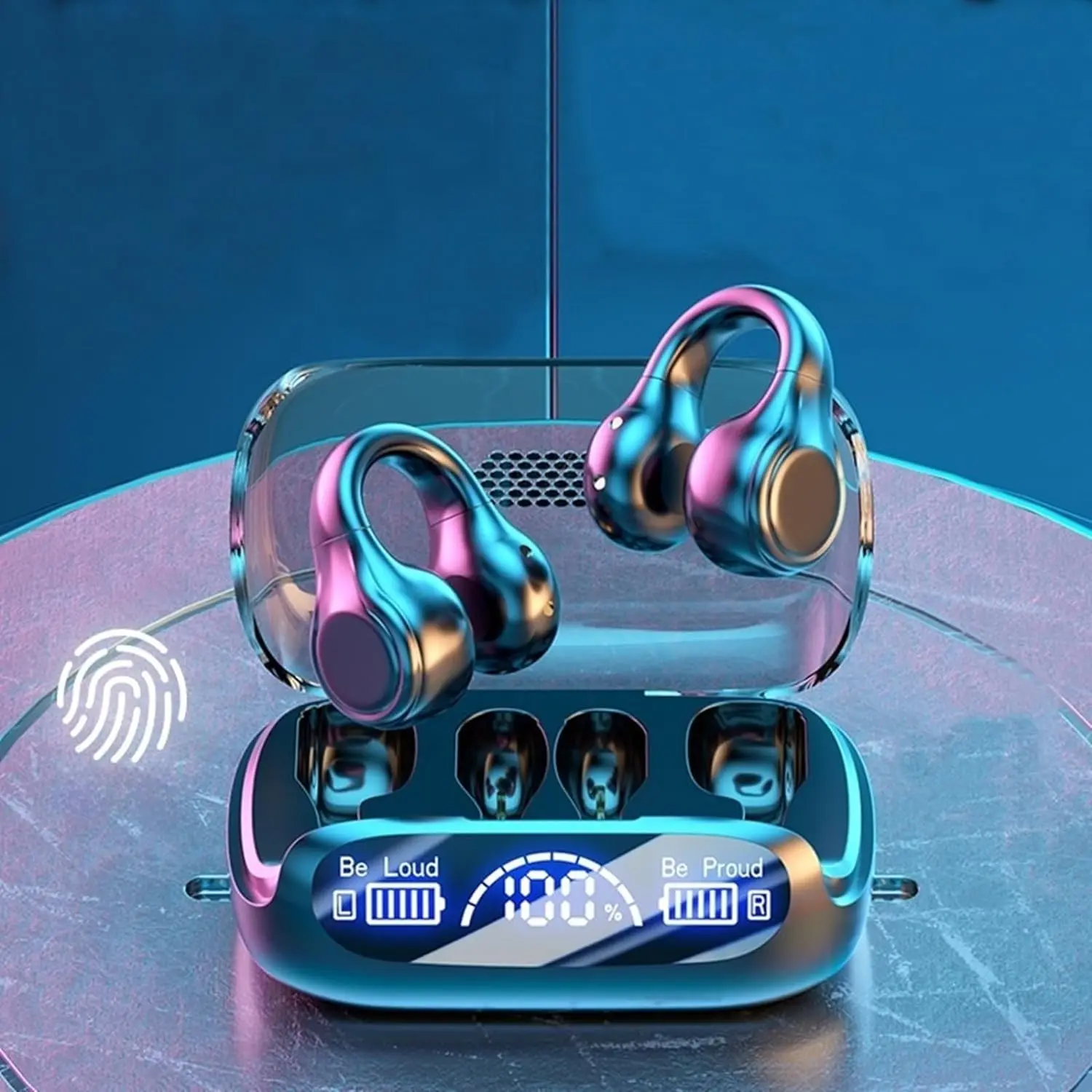 

Bone Conduction Wireless Headphones Bluetooth 5.3 Gaming Headsets Noise Canceling Sport Earphones for iphone Huawei Xiaomi