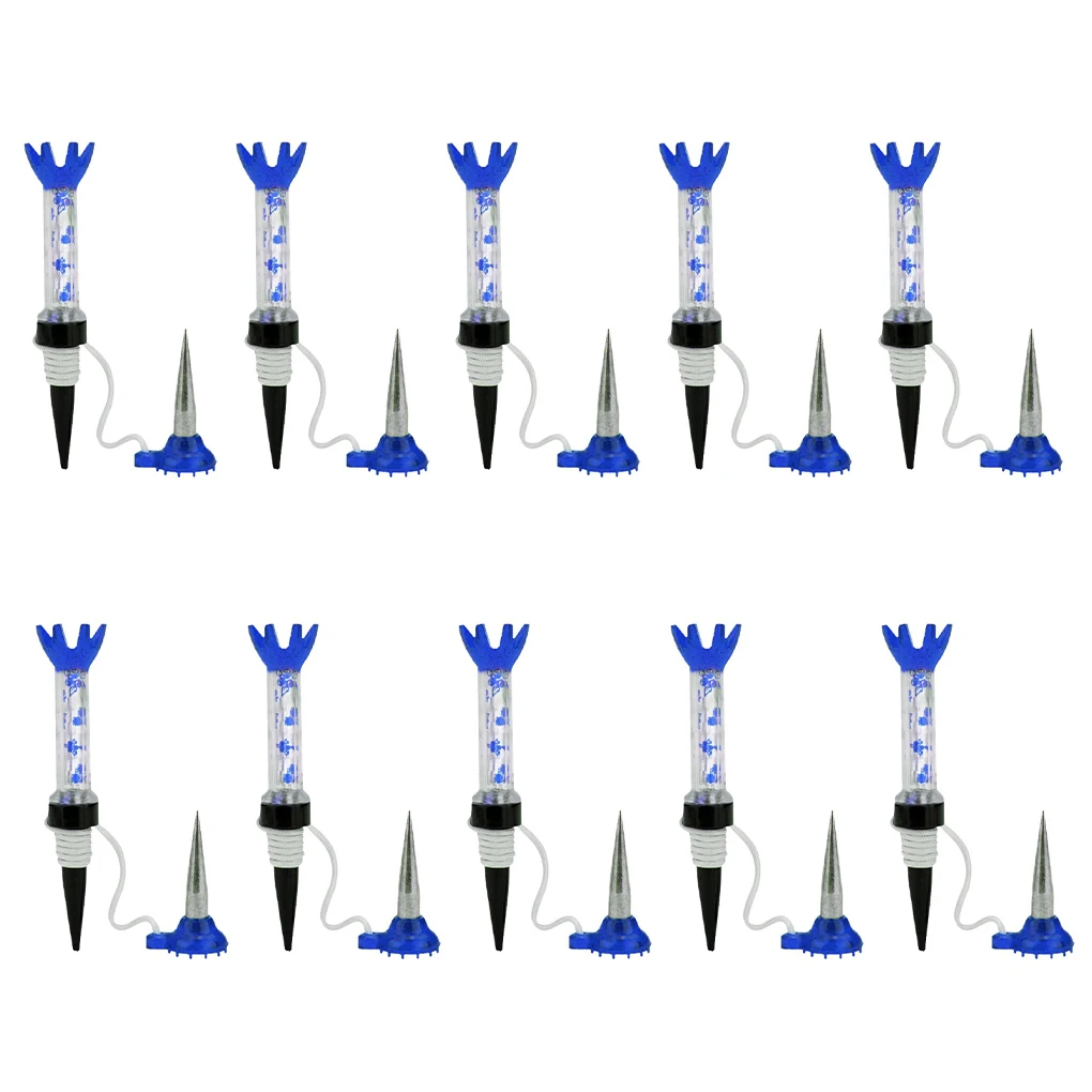 

10 шт. понижающий тройник для мяча для гольфа, Портативный многоцветный держатель для мяча, замена аксессуара для тренировок, красный