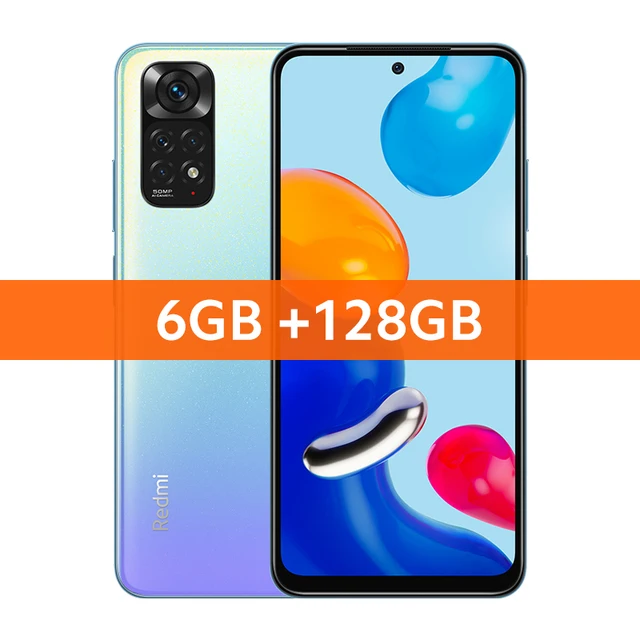 Global Version Xiaomi Redmi Note 11 Mobilephone NFC Snapdragon 680 Octa Core 33W Pro Fast Charging 50MP Quad Camera 90Hz 5000mAh cell phone with dual sim Android Phones