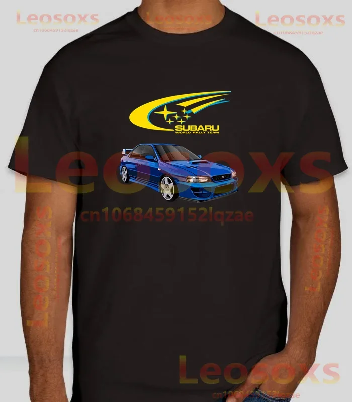 

[TEW] 2024 Men's Summer Fashion Printed Subaru Leosoxs T-Shirt Pure Cotton Casual Women's Short Sleeve S-6XL
