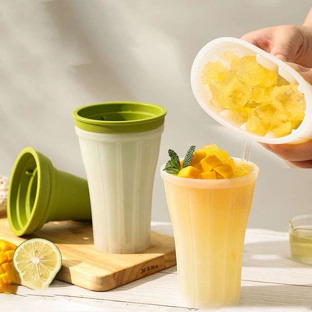 Machine à granité de 150ml, tasse à glace rapide avec couvercle, tasse à presser pour Smoothie de Milkshake fait maison, bricolage 1