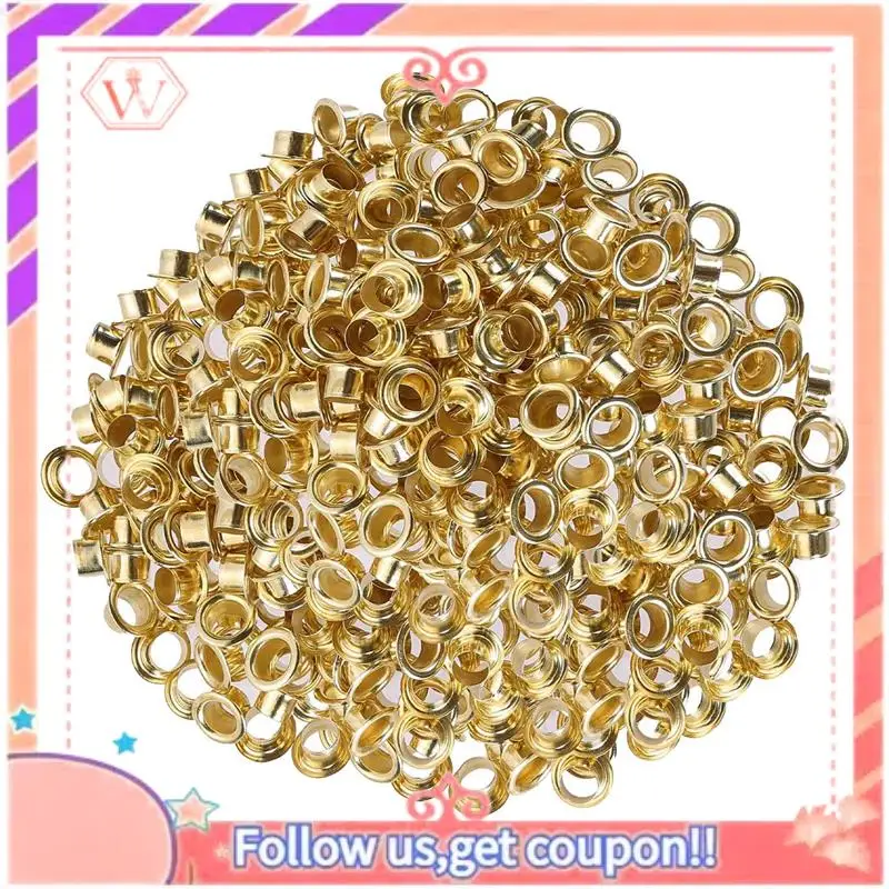 Upgraded Grommet Tool Kit Grommet & Washer Kit 500Pcs, 2 Grommets Kit, Suitable For Leather Bags Banner