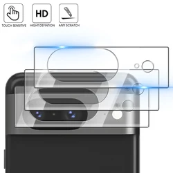 Set of 3 HD Clear Camera Lens Protectors - 9H Tempered Glass Film - Pixel 8 Pro (3Pcs)