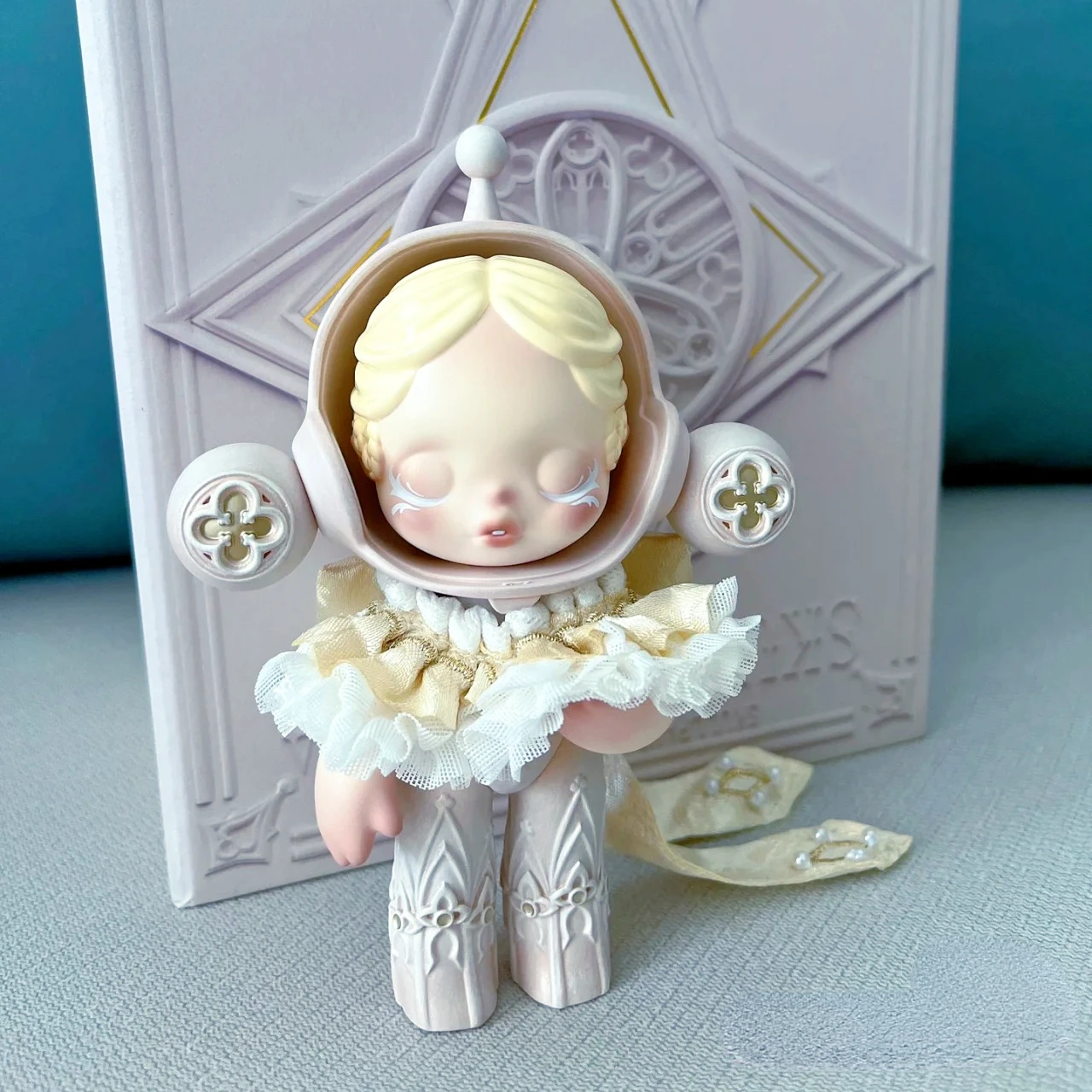 その他 Blooming-Sakura&SKULLPANDA Skullpanda Baby Series Flower Blooming Figure Pink Green SP