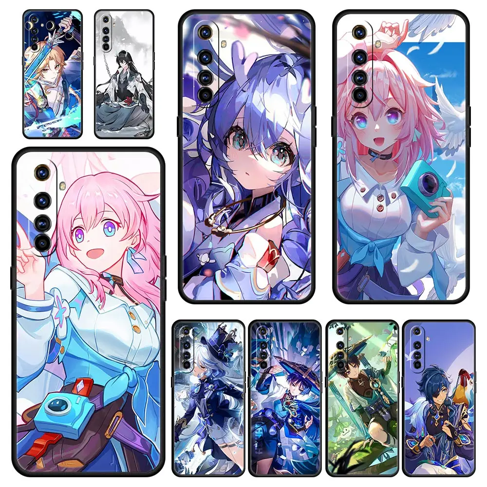 Honkai Star Rail & Genshin Impact Themed Phone Case Cover