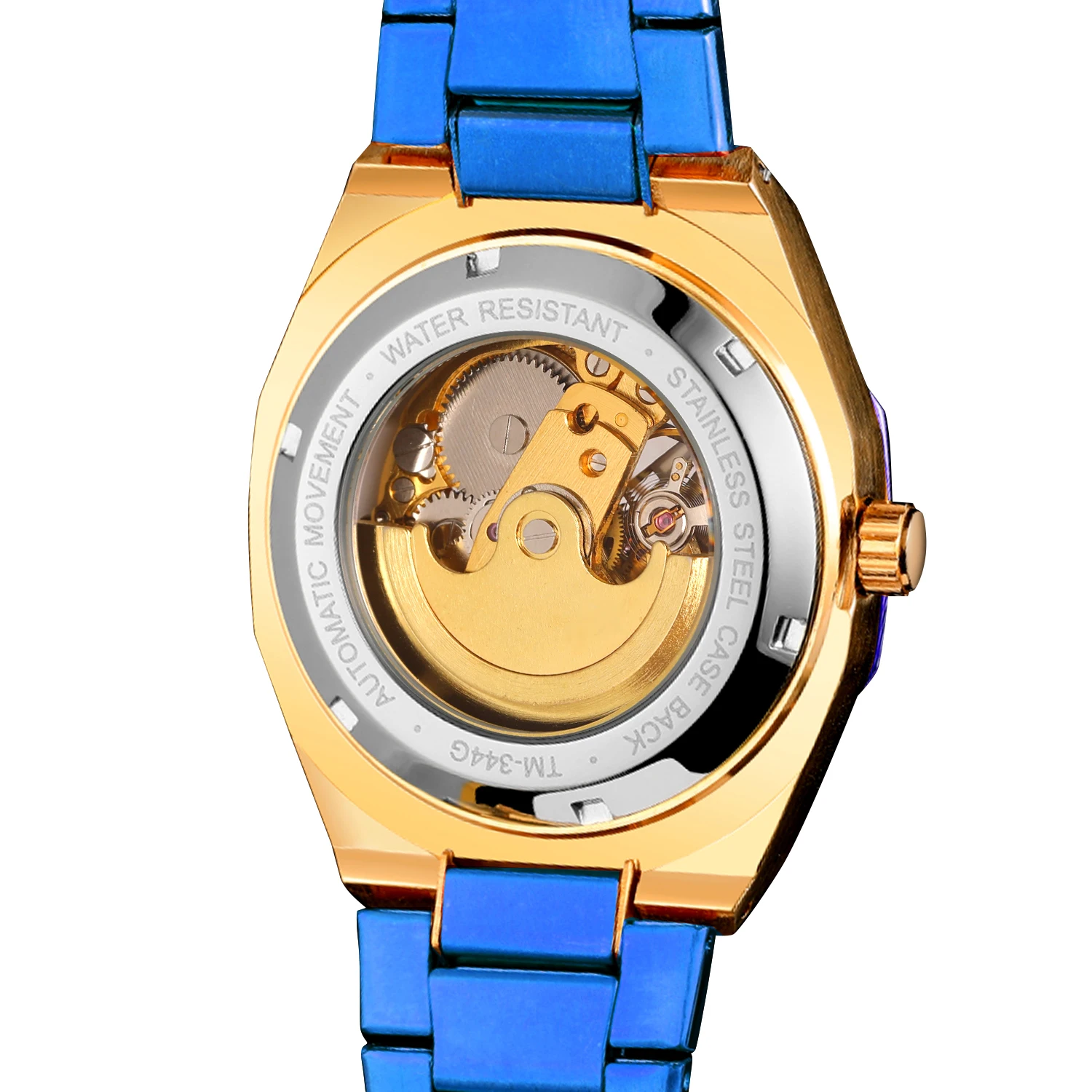 Automatic Mechanical Men Wristwatch Military Army Sport Male Clock Silver Skeleton Man Watch FORSINING 8198