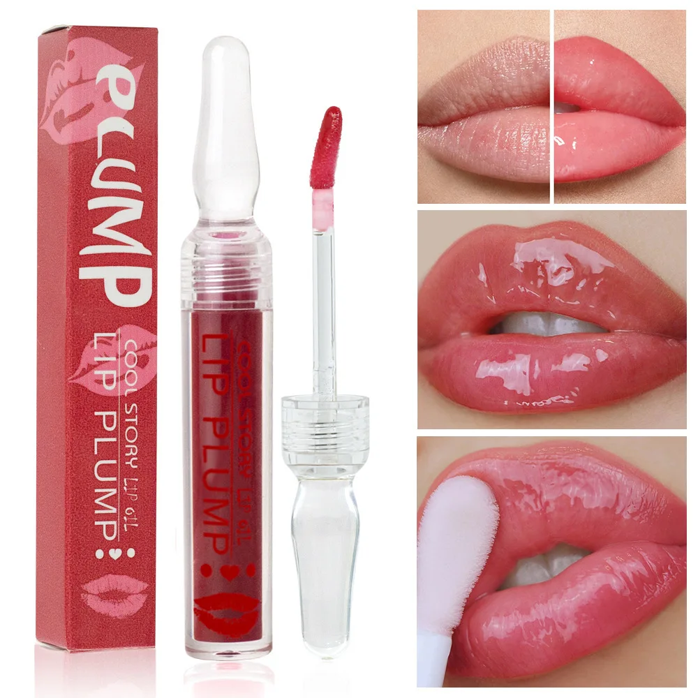 Lip oil Volumising Essential Oil Increase Lips Elasticity Reduce Fine Lines Moisturizing Nourish Sexy Lip Gloss Care Plump Serum