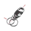 1Pc Double Switch Keychain Metal 360 Degrees Rotatable Key Holder Rings Buckle Fashion Men's Luxury Car Keyring Decorative Hooks 6