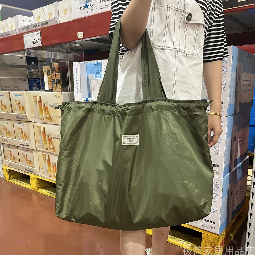 รูปสินค้า กระเป๋าใส่ของพับได้ จุเยอะ น้ำหนักเบา ใช้ได้ทุกที่