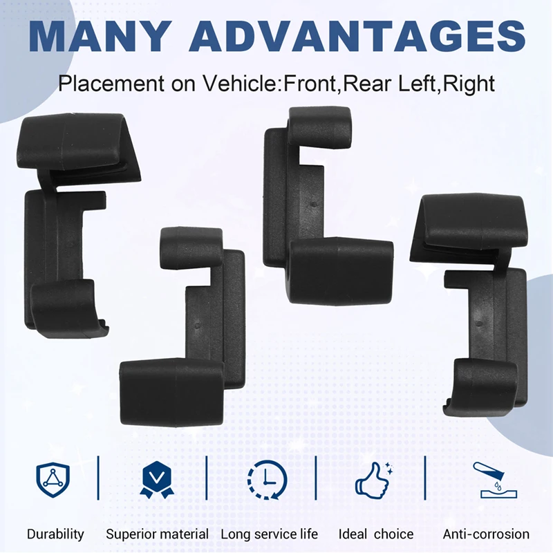 Car Seat Cover Guide Slide Plug 4PCS For VW ID.4X