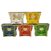 Feng Shui Treasure Chest With Double Dragon Wealth and Good Luck Talisman 1