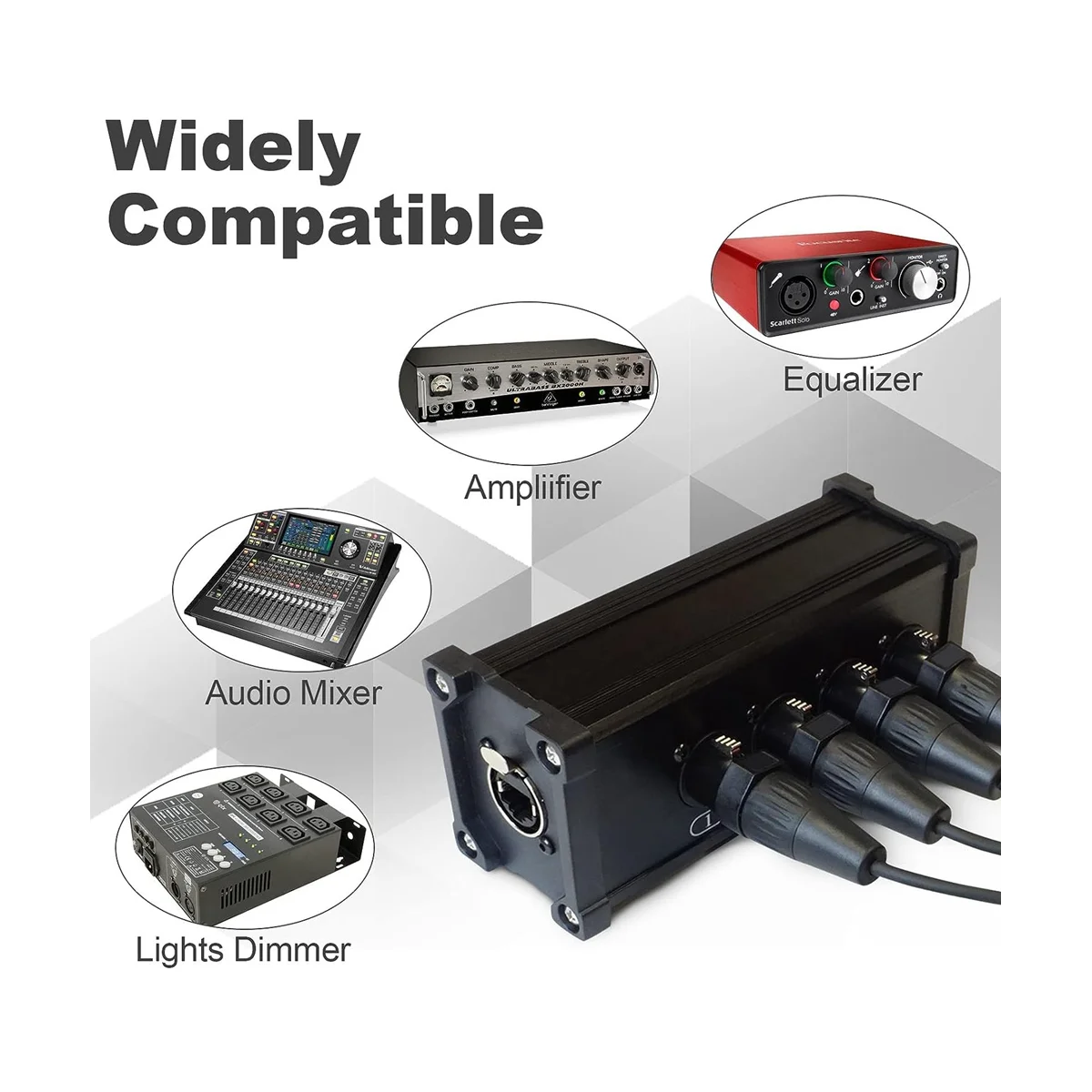 

1 пара 4-канальных 3-контактных XLR аудио и DMX по сети удлинитель кабеля, DMX512 Сетевой удлинитель сигнала 1 штекер + 1 гнездо
