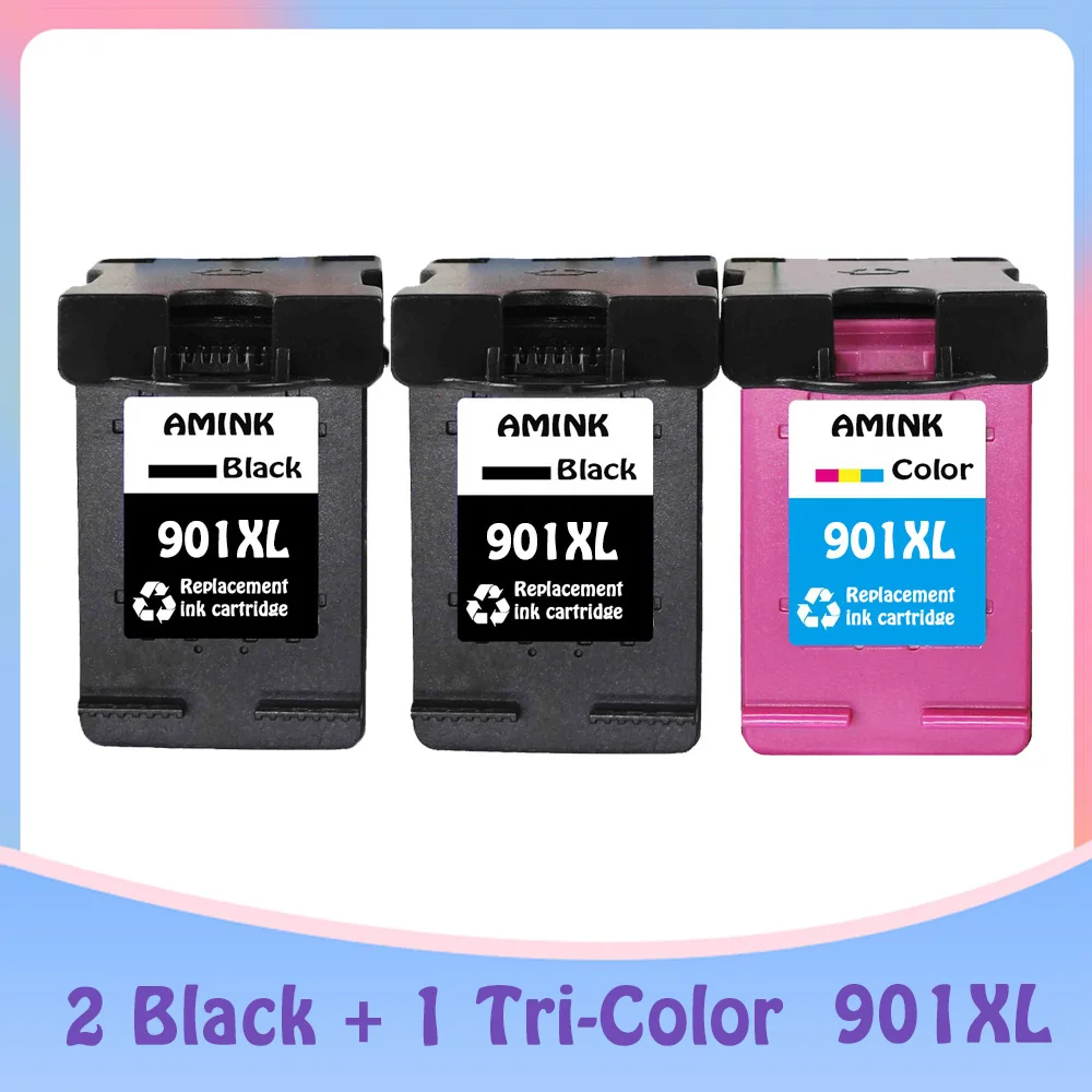Sostituzione Cartuccia 901Xl Rigenerata Per Cartuccia D'Inchiostro Hp 901 Per Officejet 4500 J4500 J4540 J4550 J4580 J4640 4680