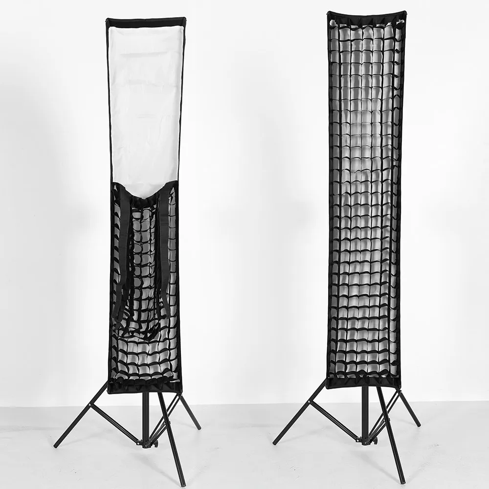 22x90cm 9"x 35" 30x120cm 12"x47" 35x160cm 14"x63" Rectangle Strip Softbox Honeycomb Grid (Does not include softbox) photography softbox bowens mount softbox portable softbox