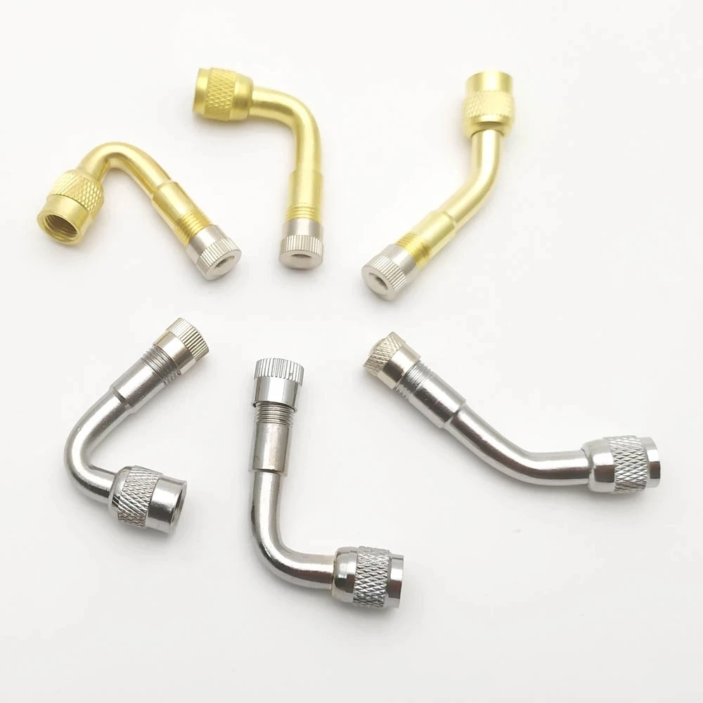 

New Product 45 90 135 Degree brass Angle Bent Valve Adaptor Tyre Tube Valve Extension Adapter for Truck Car Moto Bike